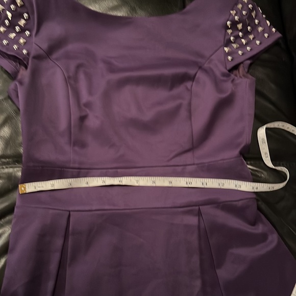 Purple studded Mini Dress - Picture 11 of 11